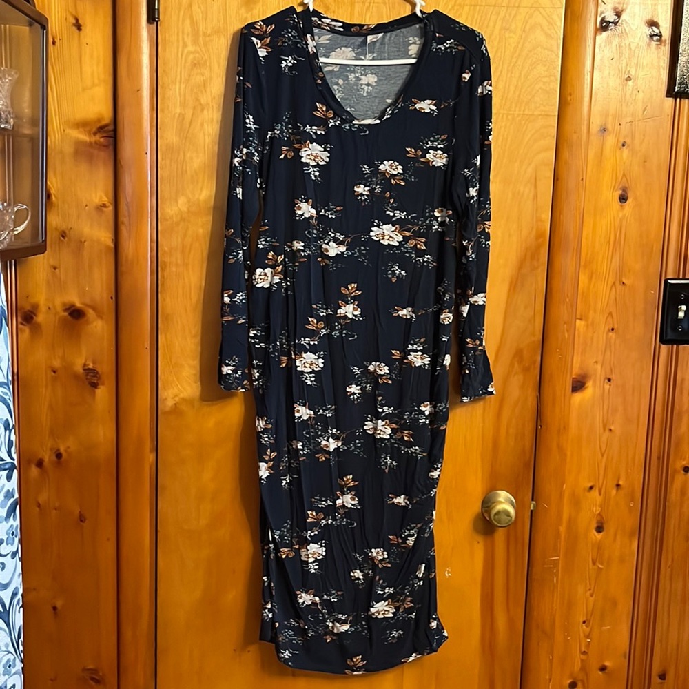 Maternity Dress Navy